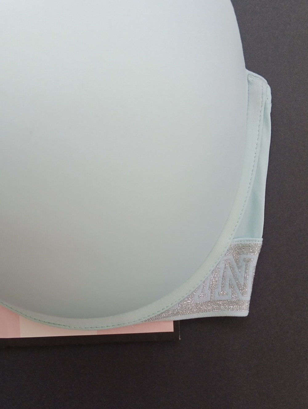 Victoria Secret Pink Light Blue Padded Wear Everywhere Push-up Size 36DD - Picture 3 of 8